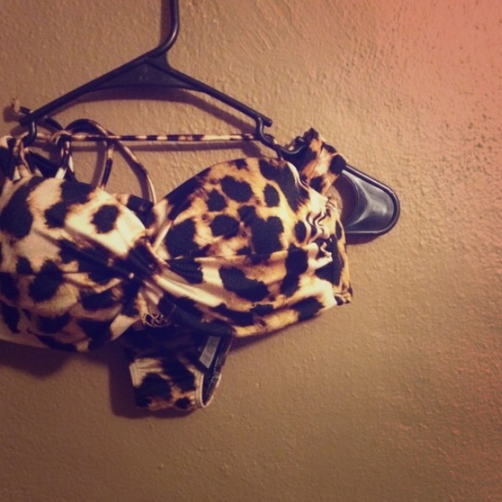 Vs leopard swim suit